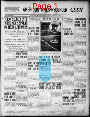 Page thumbnail for Americus Times Recorder