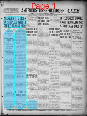 Page thumbnail for Americus Times Recorder