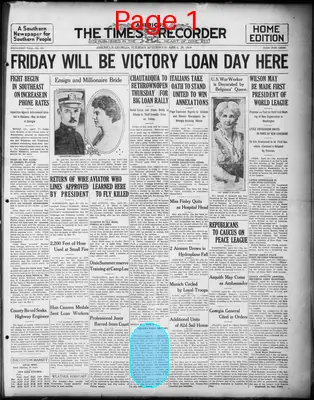 Page thumbnail for Americus Times Recorder