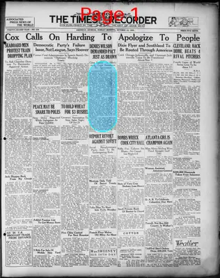 Page thumbnail for Americus Times Recorder