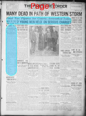 Page thumbnail for Americus Times Recorder