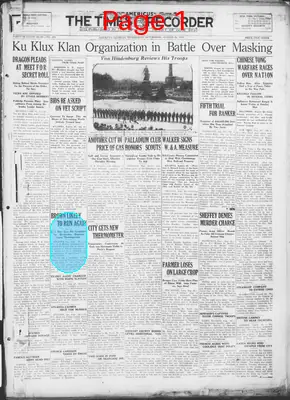 Page thumbnail for Americus Times Recorder