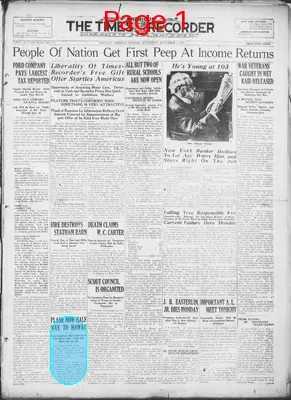 Page thumbnail for Americus Times Recorder