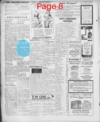 Page thumbnail for Americus Times Recorder