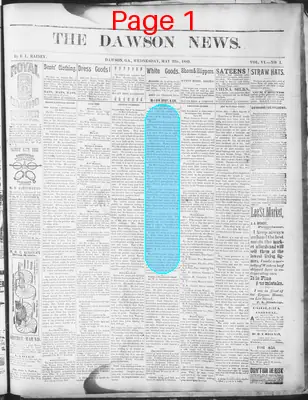 Page thumbnail for The Dawson News
