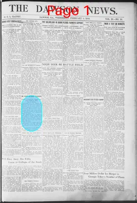 Page thumbnail for The Dawson News