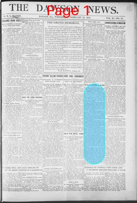 Page thumbnail for The Dawson News