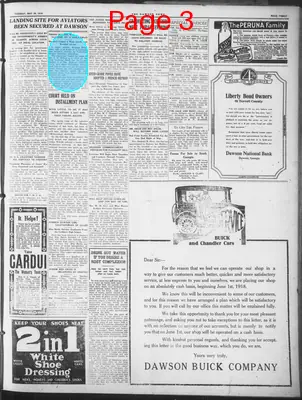 Page thumbnail for The Dawson News