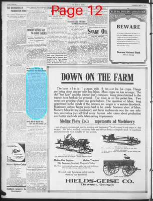 Page thumbnail for The Dawson News