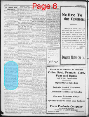 Page thumbnail for The Dawson News