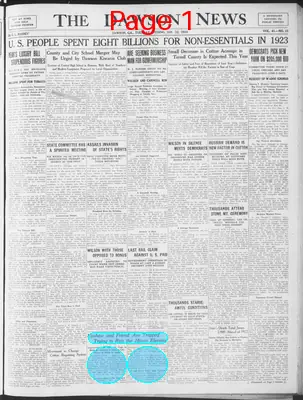 Page thumbnail for The Dawson News