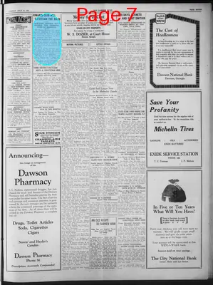Page thumbnail for The Dawson News
