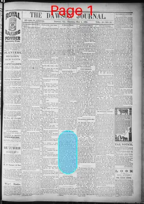 Page thumbnail for The Dawson Journal