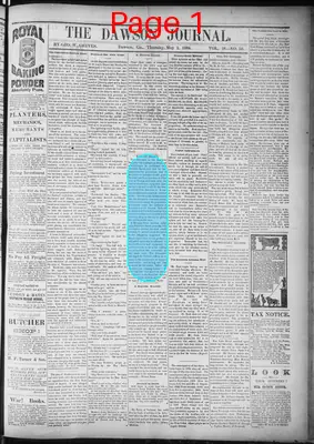 Page thumbnail for The Dawson Journal