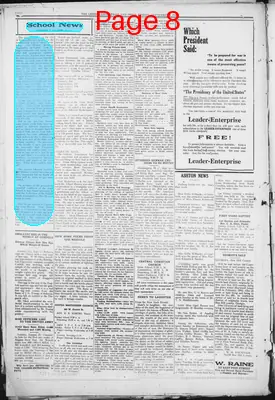 Page thumbnail for The Leader Enterprise And Press