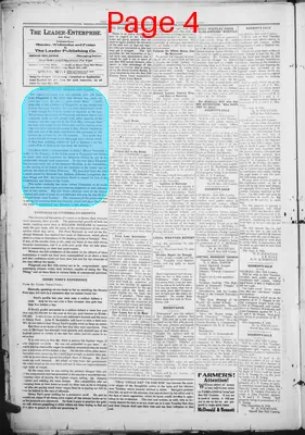 Page thumbnail for The Leader Enterprise And Press
