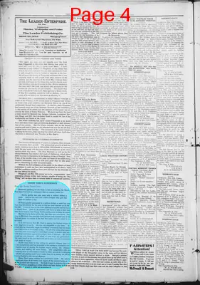 Page thumbnail for The Leader Enterprise And Press