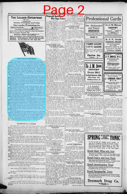 Page thumbnail for The Leader Enterprise And Press