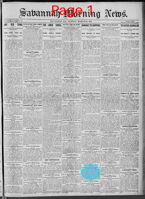 Page thumbnail for The Savannah Morning News