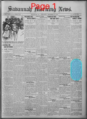 Page thumbnail for The Savannah Morning News