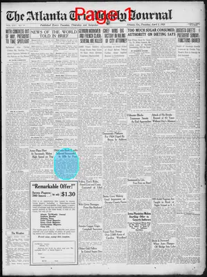 Page thumbnail for Atlanta Tri Weekly Journal