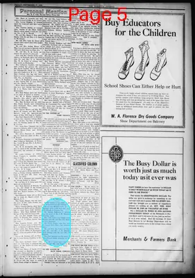 Page thumbnail for The Marietta Journal