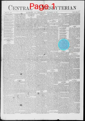 Page thumbnail for The Central Presbyterian