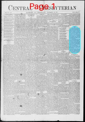 Page thumbnail for The Central Presbyterian