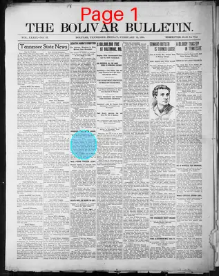 Page thumbnail for The Bolivar Bulletin