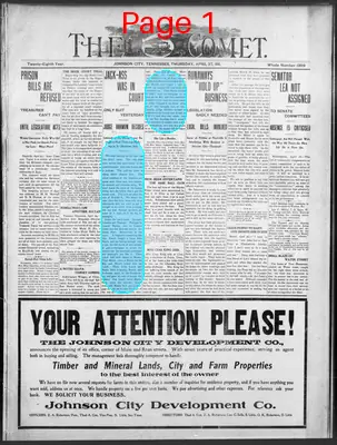 Page thumbnail for The Comet