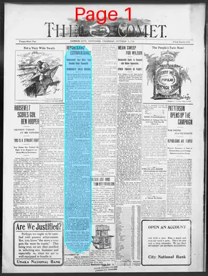 Page thumbnail for The Comet