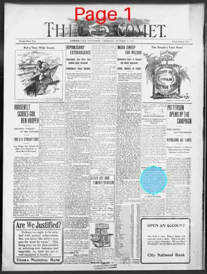 Page thumbnail for The Comet