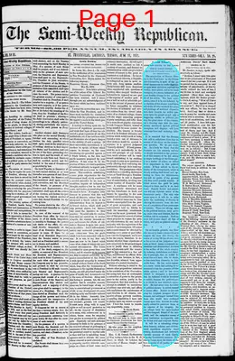 Page thumbnail for The Semi Weekly Republican