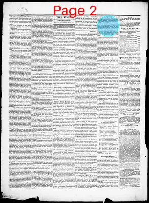 Page thumbnail for Port Tobacco Times, And Charles County Advertiser