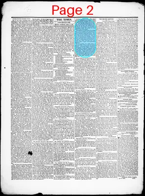 Page thumbnail for Port Tobacco Times, And Charles County Advertiser