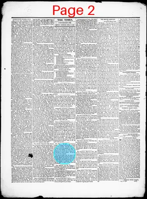 Page thumbnail for Port Tobacco Times, And Charles County Advertiser