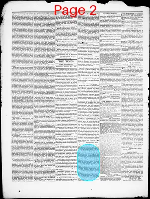 Page thumbnail for Port Tobacco Times, And Charles County Advertiser