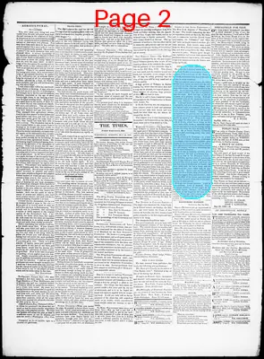Page thumbnail for Port Tobacco Times, And Charles County Advertiser