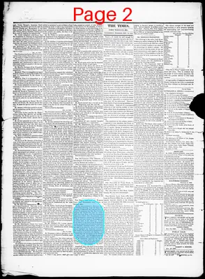 Page thumbnail for Port Tobacco Times, And Charles County Advertiser