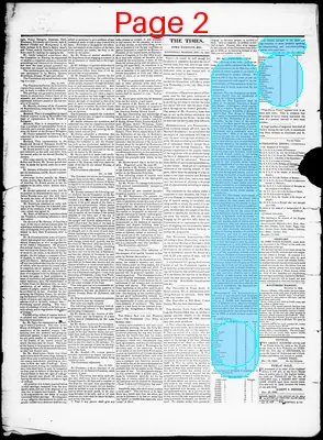 Page thumbnail for Port Tobacco Times, And Charles County Advertiser