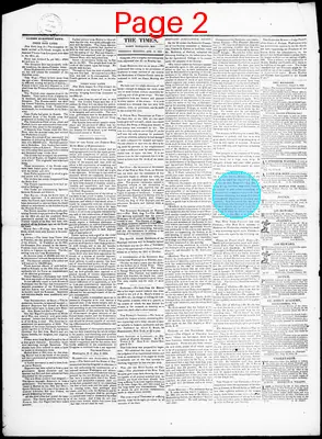 Page thumbnail for Port Tobacco Times, And Charles County Advertiser