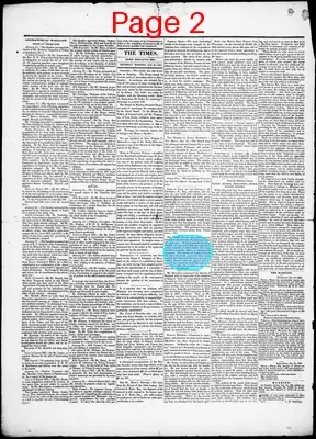 Page thumbnail for Port Tobacco Times, And Charles County Advertiser