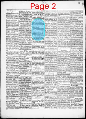 Page thumbnail for Port Tobacco Times, And Charles County Advertiser