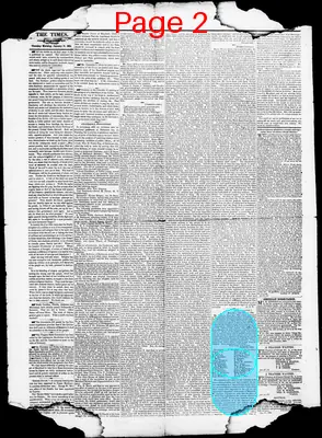 Page thumbnail for Port Tobacco Times, And Charles County Advertiser