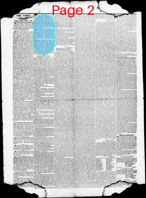 Page thumbnail for Port Tobacco Times, And Charles County Advertiser