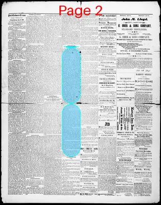 Page thumbnail for Port Tobacco Times, And Charles County Advertiser