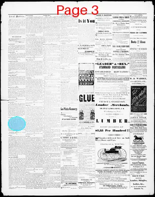 Page thumbnail for Port Tobacco Times, And Charles County Advertiser