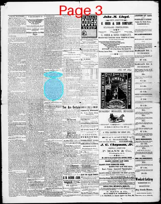 Page thumbnail for Port Tobacco Times, And Charles County Advertiser