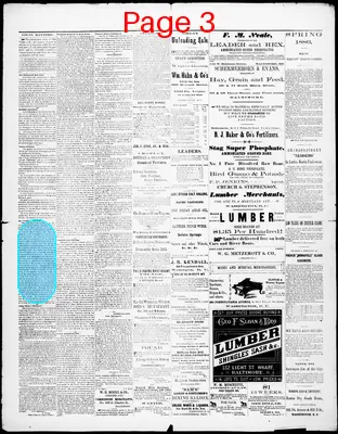 Page thumbnail for Port Tobacco Times, And Charles County Advertiser