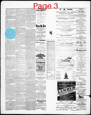 Page thumbnail for Port Tobacco Times, And Charles County Advertiser